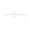 Ekena Millwork Bellingham Architectural Grade PVC Gable Bracket, 72"W x 12"H x 4"D x 4"F, 4/12 Pitch GBP072X12X0404BEL00 - alternate 4